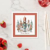 Festivals Wasserfarbe Nutcracker Party Serviette (Beispiel)