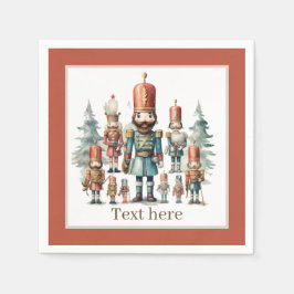Festivals Wasserfarbe Nutcracker Party Serviette