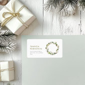 Festivals Wasserfarben Adressaufkleber