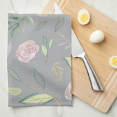 Festivals Wasserfarben Blume 2 Geschirrtuch (Viertel Falte)