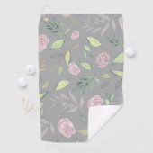 Festivals Wasserfarben Blume 2 Golfhandtuch (Insitu)