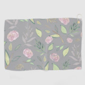 Festivals Wasserfarben Blume 2 Golfhandtuch (Horizontal)