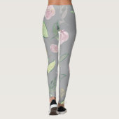 Festivals Wasserfarben Blume 2 Leggings (Rückseite)