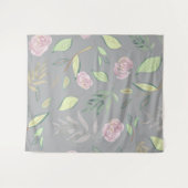 Festivals Wasserfarben Blume 2 Wandteppich (Vorderseite (Horizontal))
