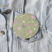 Festivals Wasserfarben - Blume 5 Button (Beispiel)