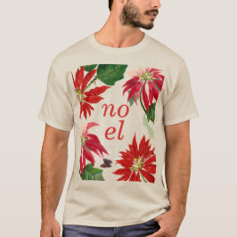 Festivals Weihnachten Poinsettia Floral T-Shirt