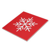 Festivals White Nordic Snowflake on Fliese (Seite)