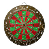 Festivals wünscht Dartboard Dartscheibe (vorne)