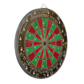 Festivals wünscht Dartboard Dartscheibe (Vorderseite Links)
