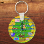 Festivals zum Cartoon Schlüsselanhänger (Vorderseite)