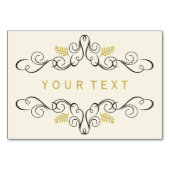 Festivalschild Deko Frame Holiday Food Table Tischnummer (Rückseite)