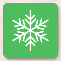 Festivalweißer nordischer Schneeflocken auf hellgr
