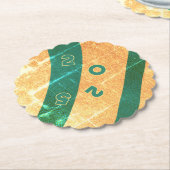 FESTIVATE Paper Untersetzer in SUNSET STRIPPIERT (angewinkelt)