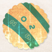 FESTIVATE Paper Untersetzer in SUNSET STRIPPIERT (Vorderseite)