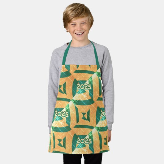 FESTIVATE Small Schürze IN SUNSET STRIPPIERT (Getragen)