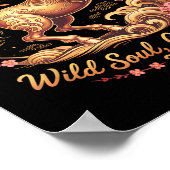 Festive 2026 Crazy Horse Lady Wild Soul Calm Heart Poster (Ecke)