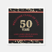 Festive 50. Klasse Wiedersehen-Party Serviette (Vorderseite)