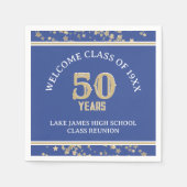 Festive 50. Klasse Wiedersehen-Party Serviette (Vorderseite)