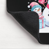 Festive 6 7 Six Seven Meme Christmas Women Men Kid Mousepad (Ecke)