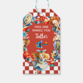 Festive Alice in ONEDERLAND 1st Birthday Tea Party Geschenkanhänger (Vorderseite)