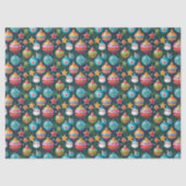 Festive and Colorful Christmas Ornaments Seidenpapier (Vorderseite)