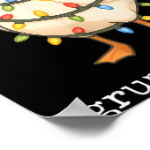 Festive And Mpy Goose Santa Hat Xmas Light Matchin Poster (Ecke)