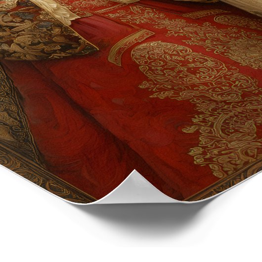 Festive Angels Poster (Ecke)