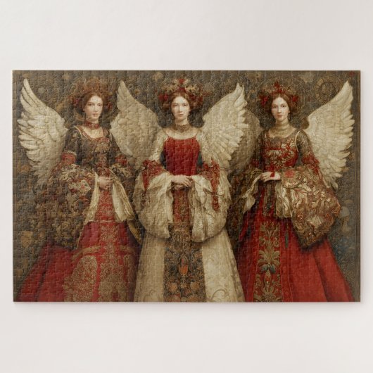 Festive Angels Puzzle (Horizontal)