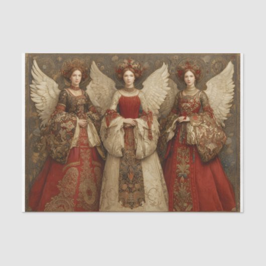 Festive Angels Seidenpapier (Vorderseite)