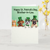 Festive Animal Family Card Karte (Gelbe Blume)