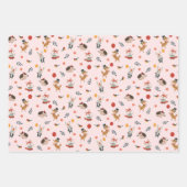 Festive animals geschenkpapier set (Vorderseite 2)