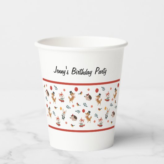 Festive animals  pappbecher (Vorderseite)