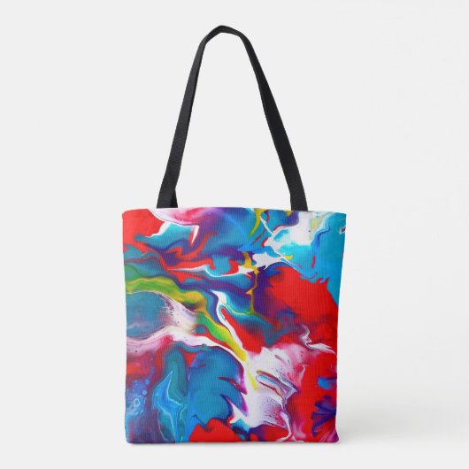 Festive Art Design on Tote Tasche (Rückseite)