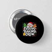 Festive Baking Crew Soft Palette Holiday Family Ch Button (Vorne & Hinten)