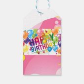 Festive Birthday Gift Tag Geschenkanhänger