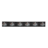 Festive Black Mopar Pretty Christmas Gift Ribbon Satinband (Vorderseite)