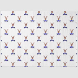 Festive Blue Kasky Weihnachtsmann Seidenpapier