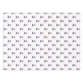 Festive Blue Kasky Weihnachtsmann Tischdecke (Vorderseite (Horizontal))