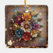 "Festive Blume Power" Keramikornament (Vorderseite)