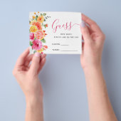 Festive Blume schätzt wie viele Game Card Flyer (Gruppe)