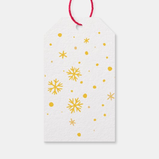 Festive Bookworm Readin’ Around the Christmas Tree Geschenkanhänger (Rückseite)