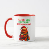 Festive but Over It Mug Tasse (Links)