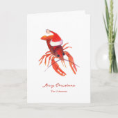 Festive Cajun Weihnachtskarte Feiertagskarte (Vorderseite)