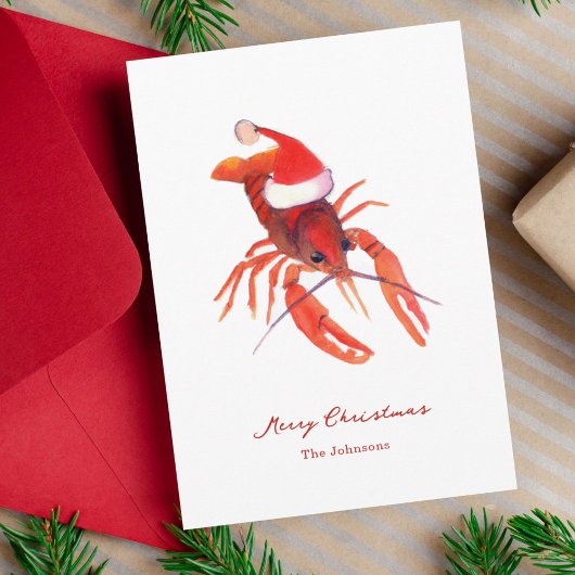 Festive Cajun Weihnachtskarte Feiertagskarte