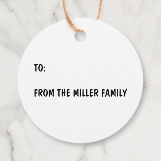 Festive Camper Anhänger Retro RVs Weihnachtsgesche (Rückseite)