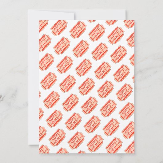 Festive Carnival Circus Show Kid Joint Birthday Einladung (Rückseite)