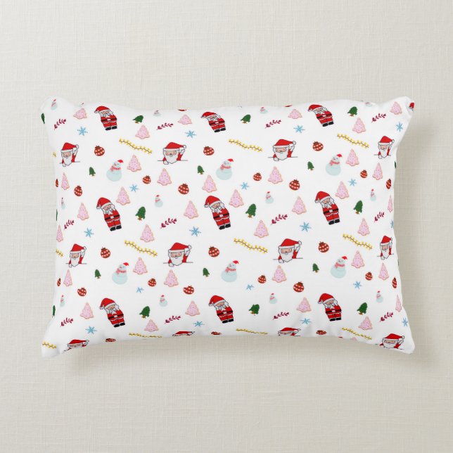 Festive Christmas Accent Pillow Dekokissen (Vorderseite)