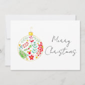 Festive Christmas Ball Einladung (Vorderseite)