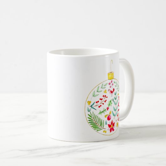Festive Christmas Ball Kaffeetasse (VorderseiteRechts)