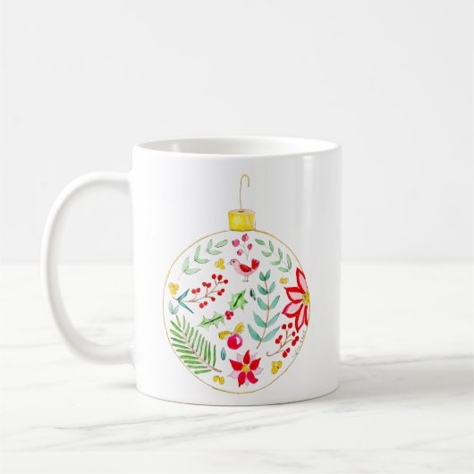 Festive Christmas Ball  Kaffeetasse (Links)
